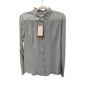 Orvis Women's NWT LS Button Up Odor Free Shirt Medium Outdoors Hiking Travel